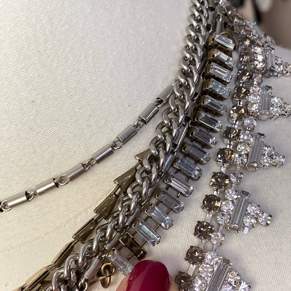 Retired Stella & Dot Sutton Mixed metal Multi way necklace - Picture 4 of 12